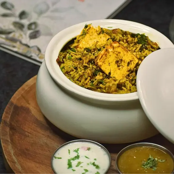 Paneer Tikka Biryani